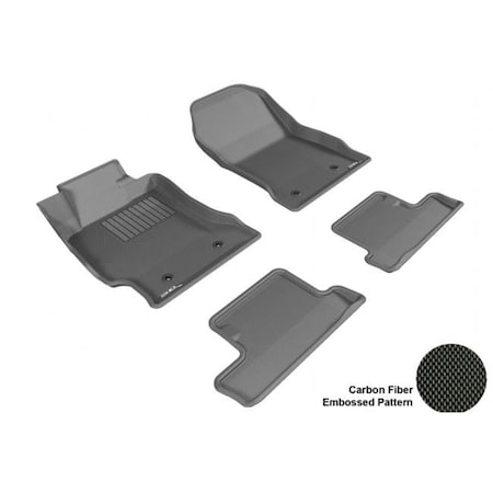 3D Maxpider 3D MAXpider L1SC00201509 SCION FR-S 2013-2014 KAGU BLACK R1 R2 Floor Mat L1SC00201509